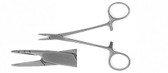 Neivert Needle Holder , Tungsten Carbide , Serrated Jaws, One Angled Ring , Length: 5