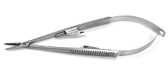 Castroviejo Needle Holder , Tungsten Carbide, With Lock , Straight, Serrated , Length: 8.5