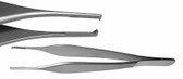 Adson Tissue Forceps , Tungsten Carbide, 1 X 2 Teeth , Delicate, Serrated Platform , Length: 4.75