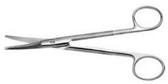 Rees Face Lift Scissors , Tungsten Carbide, Serrated , Curved , Length: 8