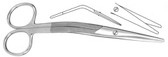 Cottle Dorsal Scissors , Tungsten Carbide, Serrated , Angled , Length: 6.25