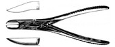 Ruskin-Liston Bone Cutting Forceps , Double-Action, Standard Blades , Slightly-Angled , Length: 7.5