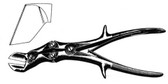 Stille-Horsley (Liston-Key) Bone Cutting Forceps , Double Action With Double Bend , Angled Blades , Length: 10.5