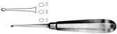 Dermal Curette, 6-1/4" (15.9 Cm), Oval Spoon Size 0 (3 Mm Diameter)