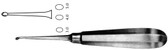 Dermal Curette, 6-1/4" (15.9 Cm), Oval Spoon Size 1 (4 Mm Diameter)