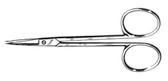 Cuticle Scissors, 3-1/2" (8.9 Cm), Curved Blades, Extra Delicate, Chrome