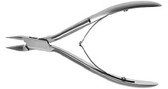 Nail Splitter, 4-1/2" (11.4 Cm), Delicate Straight Jaws, Double Spring, Stainless