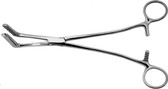 Wertheim-Cullen Pedicle Clamp, 8-1/2" (21.6 Cm), Right Angle Jaws, 2" (5.1 Cm) Long