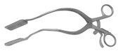 Lateral Vaginal Retractor (Lvr), Open Shanks, Gold Handle, 2.5 In Blades