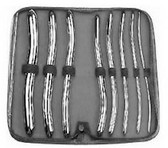 Hegar Dilators - Set Of 8, Double Ended, 3/4Mm To 17/18Mm: 19Cm/7.5In