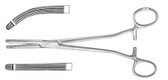 Ballentine Hysterectomy Fcp Jaws W/ Serr And Single Tooth  Cvd 8 1/4"