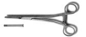 Mp Clamp Hysterectomy Forceps - Straight, Angled Shaft: 21.5Cm/8.5In