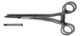 Mp Clamp Hysterectomy Forceps - Straight, Angled Shaft: 30.5Cm/12In