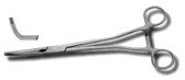 Mp Clamp Hysterectomy Forceps - Angulated, Angled Shaft: 35.5Cm/14In