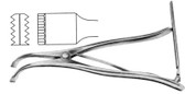 Inge Laminectomy Spreader, 10" (25 Cm), Jaws Open To 2" (5 Cm) W/Teeth,  Concave Blades