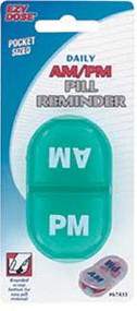 AM/PM Two Compartment Pill Box Organizer