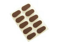 One (1) Set of 10 Coffee Colored Foam Nose Pads