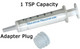 Promote your name with this Imprinted 1 TSP 5 ML Oral Syringe w/ Adapter 