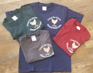 I Found the Chicken T-Shirt-Youth   Maroon