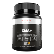 Musashi ZMA + is an excellent choice for athletes wishing to increase power and strength, assist energy metabolism, prolong the onset of fatigue