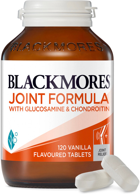 Blackmores Joint Formula with Glucosamine and Chondroitin is potent relief for osteoarthritis symptoms and may act as a building block for cartilage regeneration