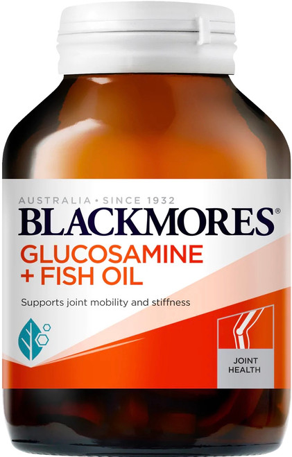 Blackmores Glucosamine & Fish Oil combines a clinically proven dose of glucosamine with high quality fish oil to provide effective and convenient arthritis pain relief