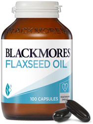 Blackmores Flaxseed Oil 1000mg is a source of beneficial omega-3, 6 and 9 fatty acids, to reduce inflammation, contribute to a healthy heart and cardiovascular system and for healthy skin and hair