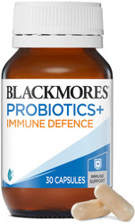 Blackmores Probiotics Plus Immune Defence supports healthy immune system, reduces colds and flu