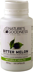 Nature's Goodness Bitter Melon Nutritional Support 500mg 100 Caps