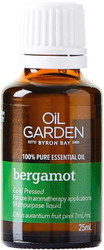 Oil Garden Bergamot Pure Essential Oil brings joy, confidence and motivation for Sore throat, stress, irritability and sleeplessness