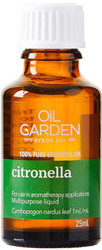 Oil Garden Citronella 100% Pure Essential Oil is uplifting and refreshing for emotional wellbeing. Also Useful For: Insect Repellent And Excessive Perspiration