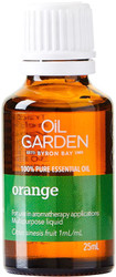 Oil Garden Orange Pure Essential Oil promotes self-confidence, courage and creativity and for: Colds, coughs, muscular cramps and spasms
