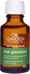 Oil Garden Rose Geranium Pure Essential Oil is refreshing and calming to the senses for Acne, bruises, eczema, pre-menstrual symptoms