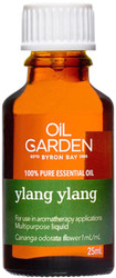 Oil Garden Ylang Ylang Pure Essential Oil is a calming, sensual, meditative and warming oil for: Stress, mild anxiety, irritability, mood swings, nervous tension and insomnia