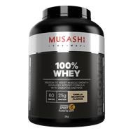 Musashi 100% Whey Vanilla is the ultimate protein source to meet the heavy demands of training