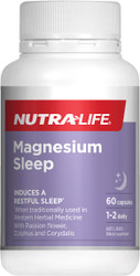 Nutra-life Magnesium Sleep promotes sleep, acting as a sleep aid for difficulty falling or staying asleep. Containing three sources of Magnesium with Ziziphus and Passion flower, as a natural solution for sleep