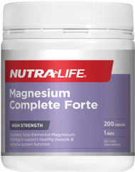 Nutra-life Magnesium Complete Forte Daily helps proper muscle and nerve function, normal cardiovascular system health, preventing Magnesium deficiency