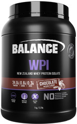 Balance Sports Nutrition WPI Chocolate is high protein, low carb and gluten free to maximise muscle growth & repair