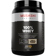 Musashi 100% Whey Vanilla is the ultimate protein source to meet the heavy demands of training