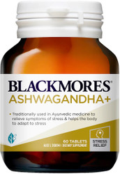Blackmores Ashwagandha Plus contains Ashwagandha (Withania), a herb traditionally used in Ayurvedic medicine to manage and adapt to stress