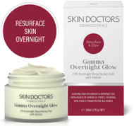 Skin Doctors Gamma Overnight Glow Resurfacing Peel with Retinol for glowing skin overnight to improves wrinkles, pores, scarring, skin tone & pigmentation in 2 weeks