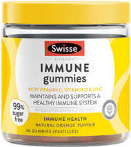 Swisse Ultiboost Immune Gummies provide a comprehensive dose of nutrients to support a healthy immune system