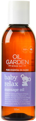 Oil Garden Baby Massage Bath Oil helps your baby relax. Perfect for your child as part of their sleep routine