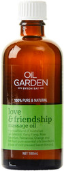 Oil Garden Love & Friendship Massage Oil Blend combines Nature’s most sensual essential oils of Ylang Ylang, Rose and Jasmine with a splash of heart-warming Sweet Orange in a ready to use body oil for sharing intimate moments with the one you love
