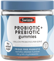 Swisse Probiotic & Prebiotic Gummies support gut flora health with 3 billion CFU of probiotics