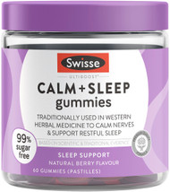 Swisse Ultiboost Calm + Sleep Gummies with passionflower relieves restless sleep