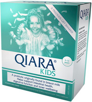 Qiara Kids contains a probiotic strain isolated from human breastmilk to support gastrointestinal health. It is suitable for all kids from pre-school through to 12 years of age