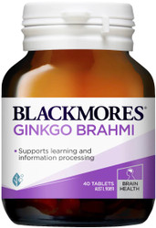 Blackmores Ginkgo Brahmi is a source of herbs which have traditionally been used to improve memory and mental capacity