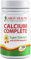Cabot Health Calcium Complete is a calcium supplement formulated to strengthen bone tissue in growing and mature users