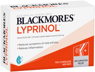 Blackmores Lyprinol reduces joint inflammation and joint swelling, improves the quality of life for Arthritis sufferers and decreases joint pain from Osteoarthritis,Anti-inflammatory with Green Lipped Mussel